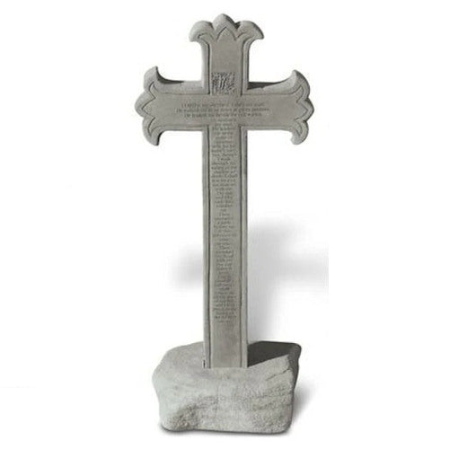 23rd Psalm Cross Garden Statue The Lord Is My Shepherd - Image 2