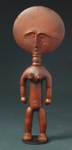 Akua'ba African Fertility Statue - Image 3