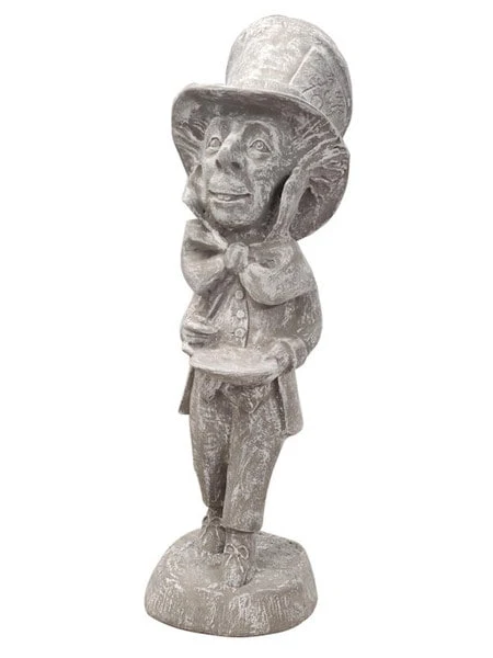 Alice In Wonderland: Mad Hatter Garden Statue 28" H - Image 3