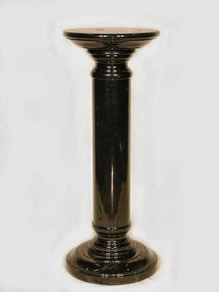 Black Marble Pedestal 36" High
