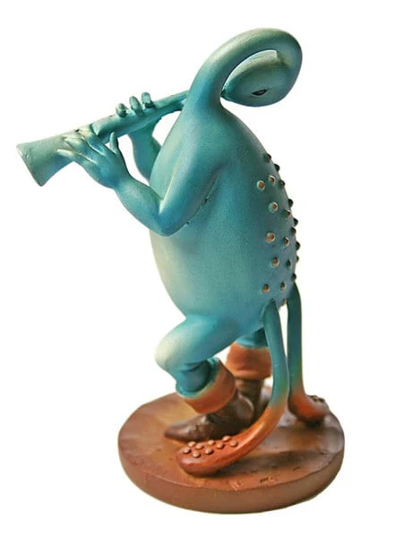 Blue Flutist By Hieronymus Bosch - Image 2