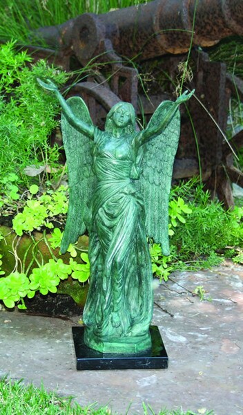 Celestine Angel Bronze Sculpture 18" High - Image 3