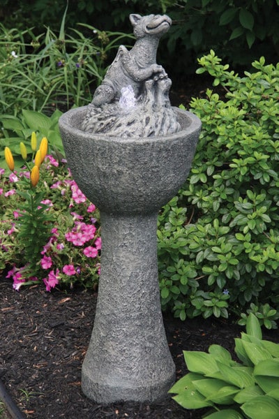 Chilling Dragon Fountain with Light - Image 3