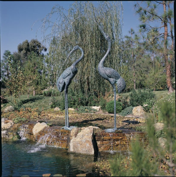 Crane Pair, Extra  Large Piped Feature - Image 2