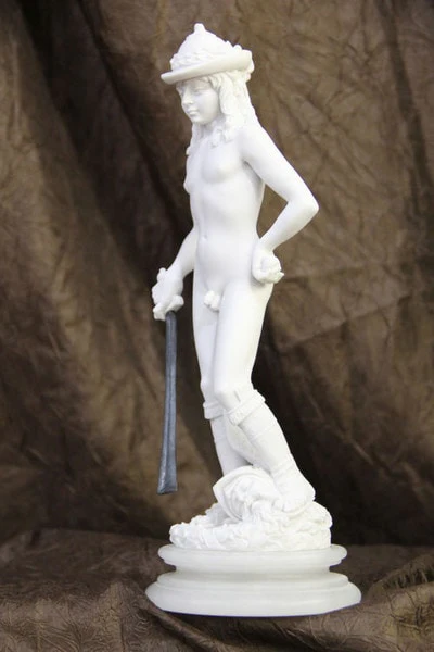 David By Donatello Sculpture 11" High - Image 2