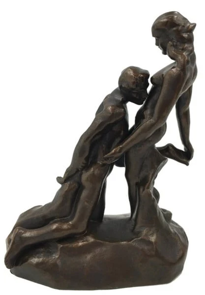 Eternal Idol By Rodin Sculpture - Image 3