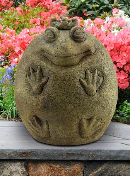 Frog Prince Whimsical Garden Statue - Image 2