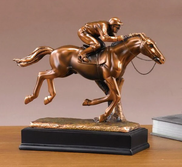 Jockey Statue Sculpture - Image 2