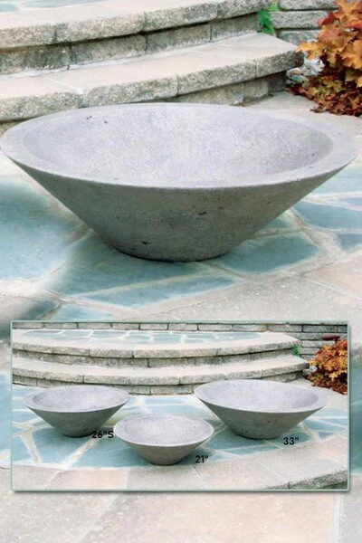 Low Funneled Planter 26" - Image 3