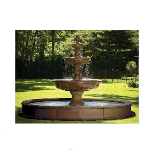 Monticello Fountain On 12' Pool Estate Grand 112" High