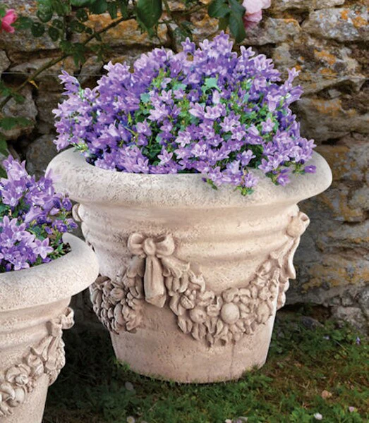 Palm Pot Classico Planter with Della Robbia Relief 25.5" High - Image 2