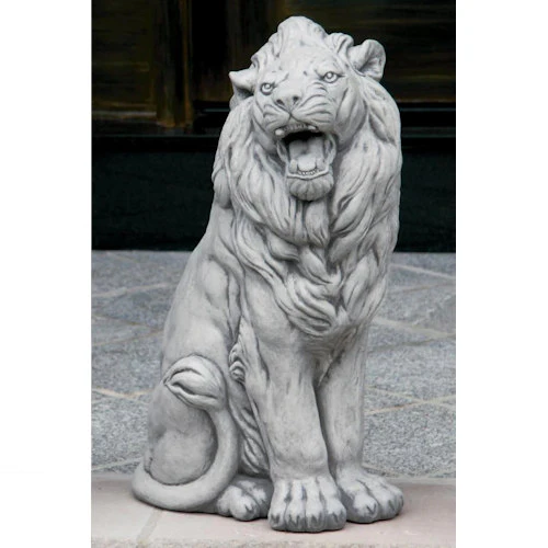 Roaring Sitting Lion Left & Right Set - Image 5
