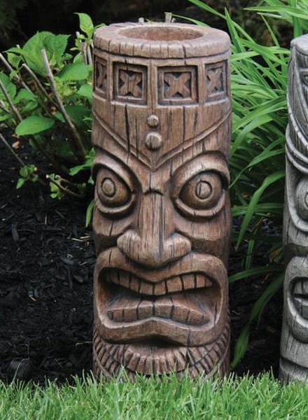 Tiki Braided Beard Garden Statue - Image 2